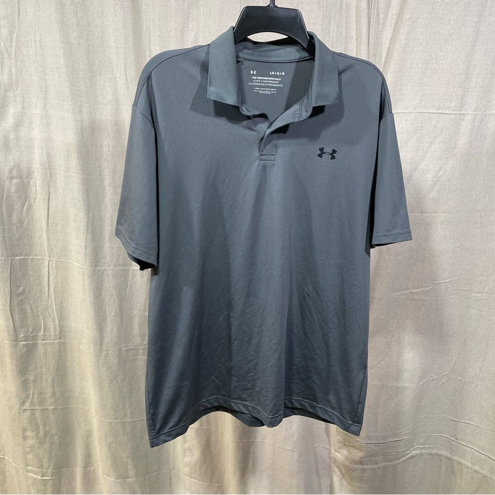 Under Armour Charcoal ‘The Performance Polo’ Shirt